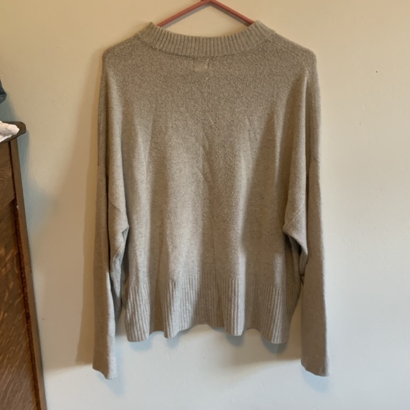 Light gray sweater. Good quality. No rips, holes, or stains. - Picture 2 of 4